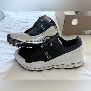 On Running Cloudultra Black and White Sneakers